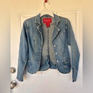 Hot Kiss Women's Light Blue Jean Jacket. Sz S